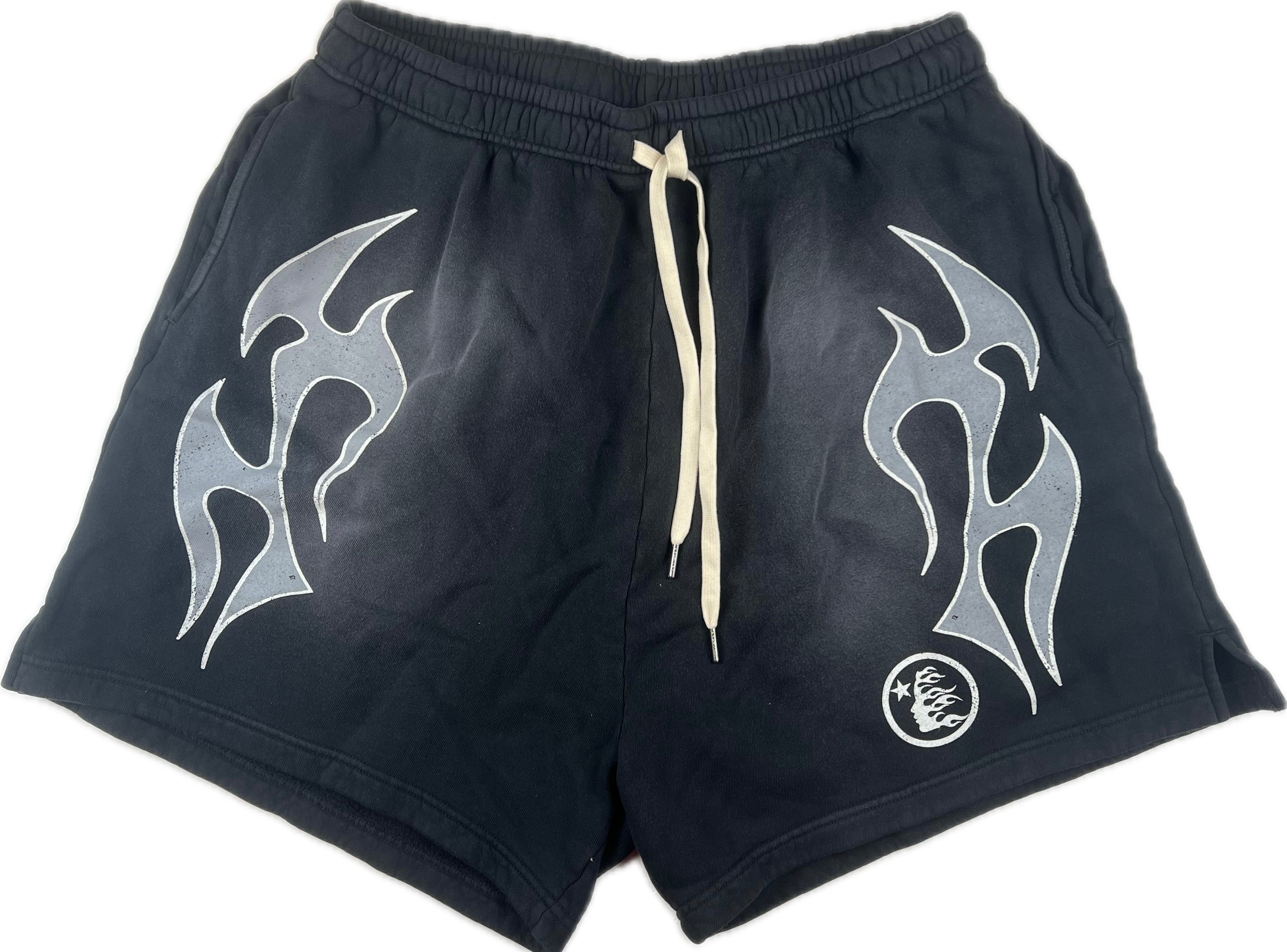 Hellstar Flame Shorts – Santos x Shop