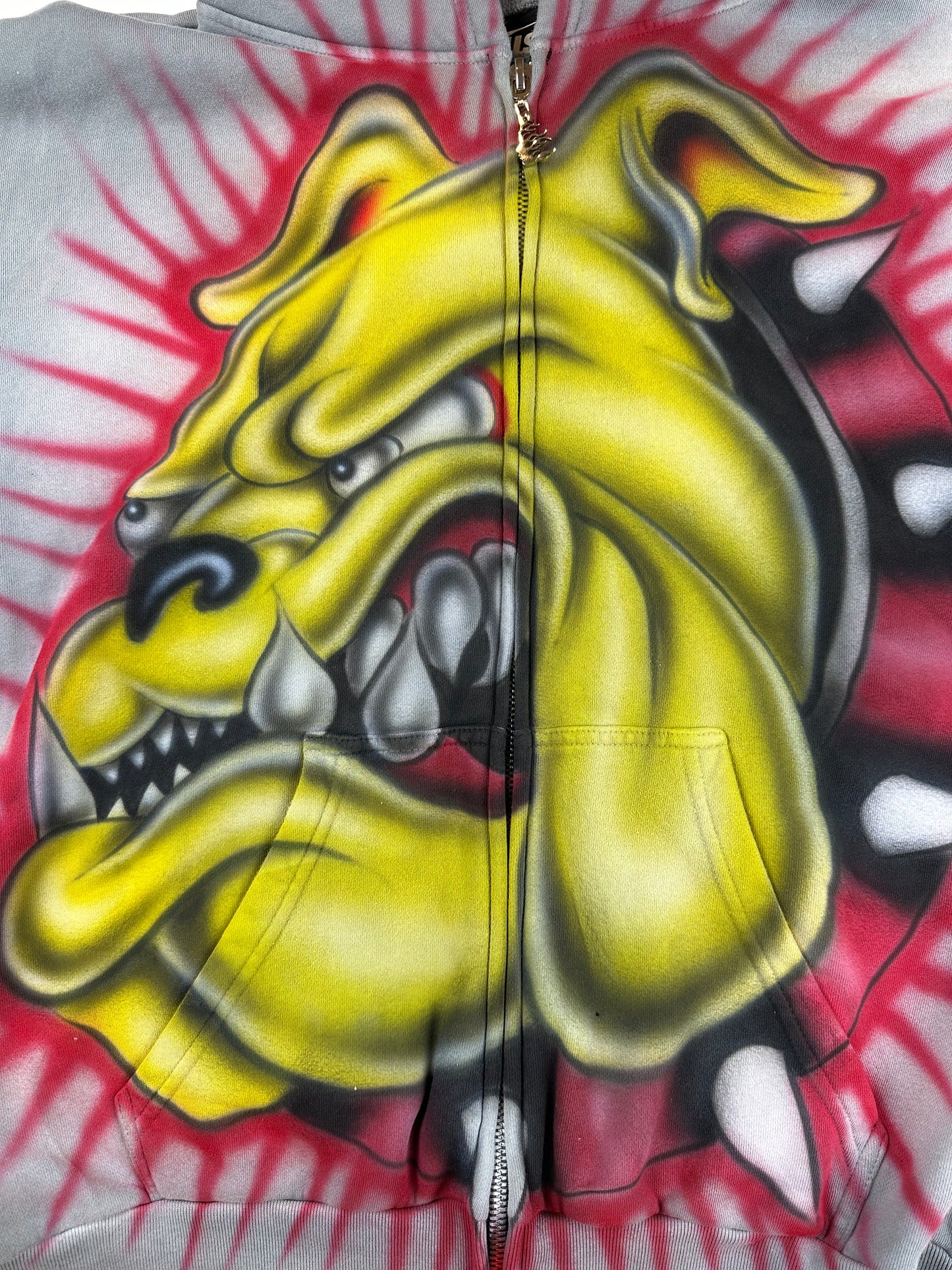 HS Bull Dog Airbrush Hoodie