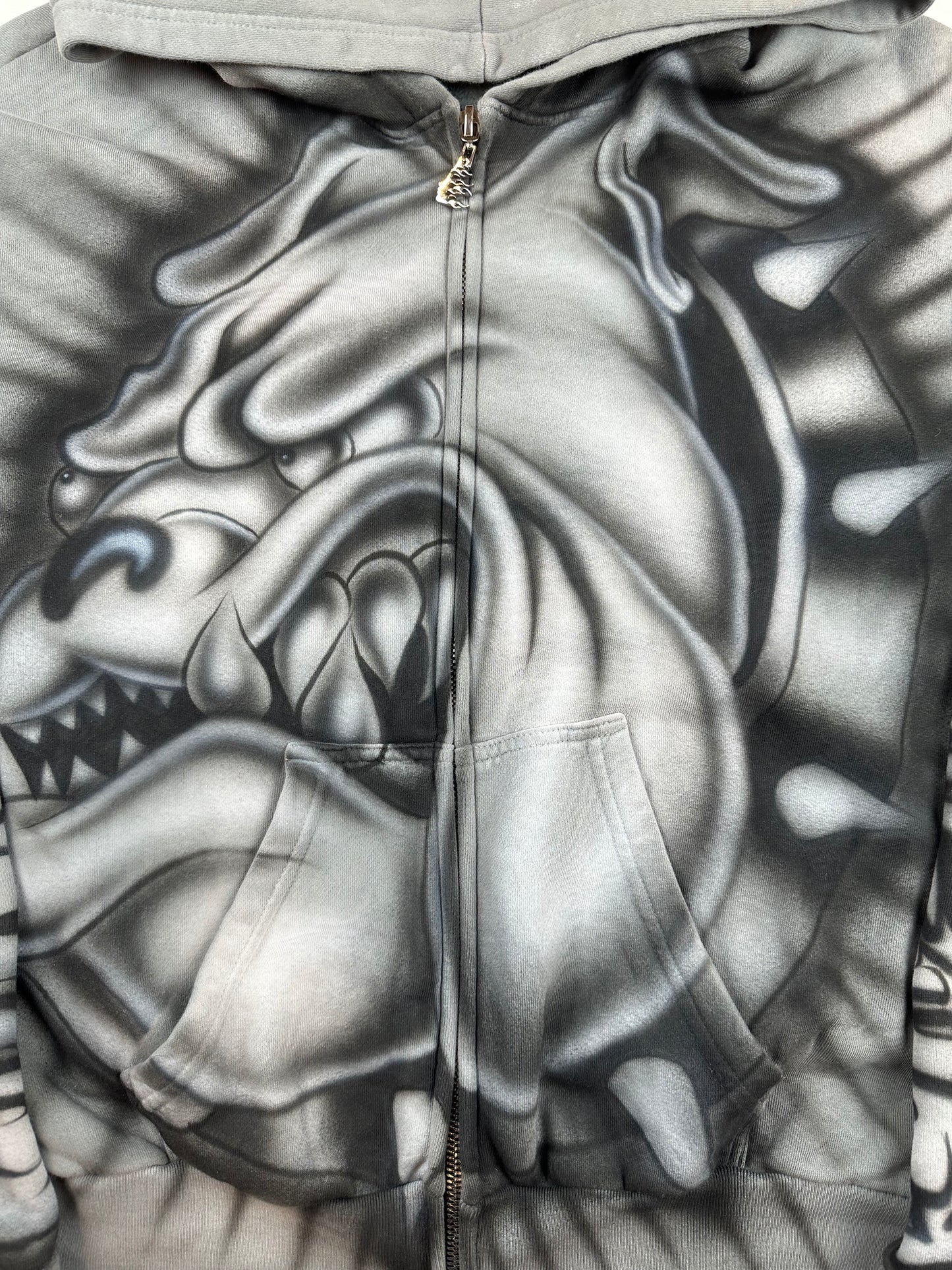 HS Bull Dog Airbrush Hoodie