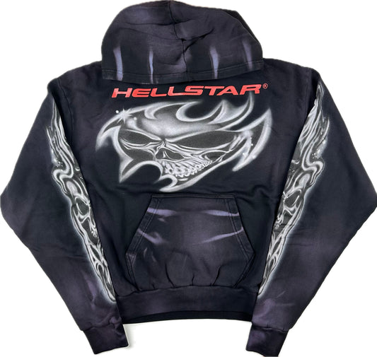 HS Airbrushed Skull Hoodie