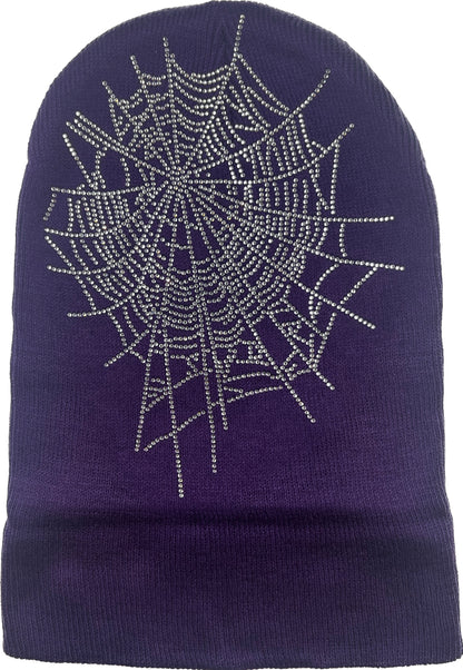 Sp5der Rhinestone Beanie