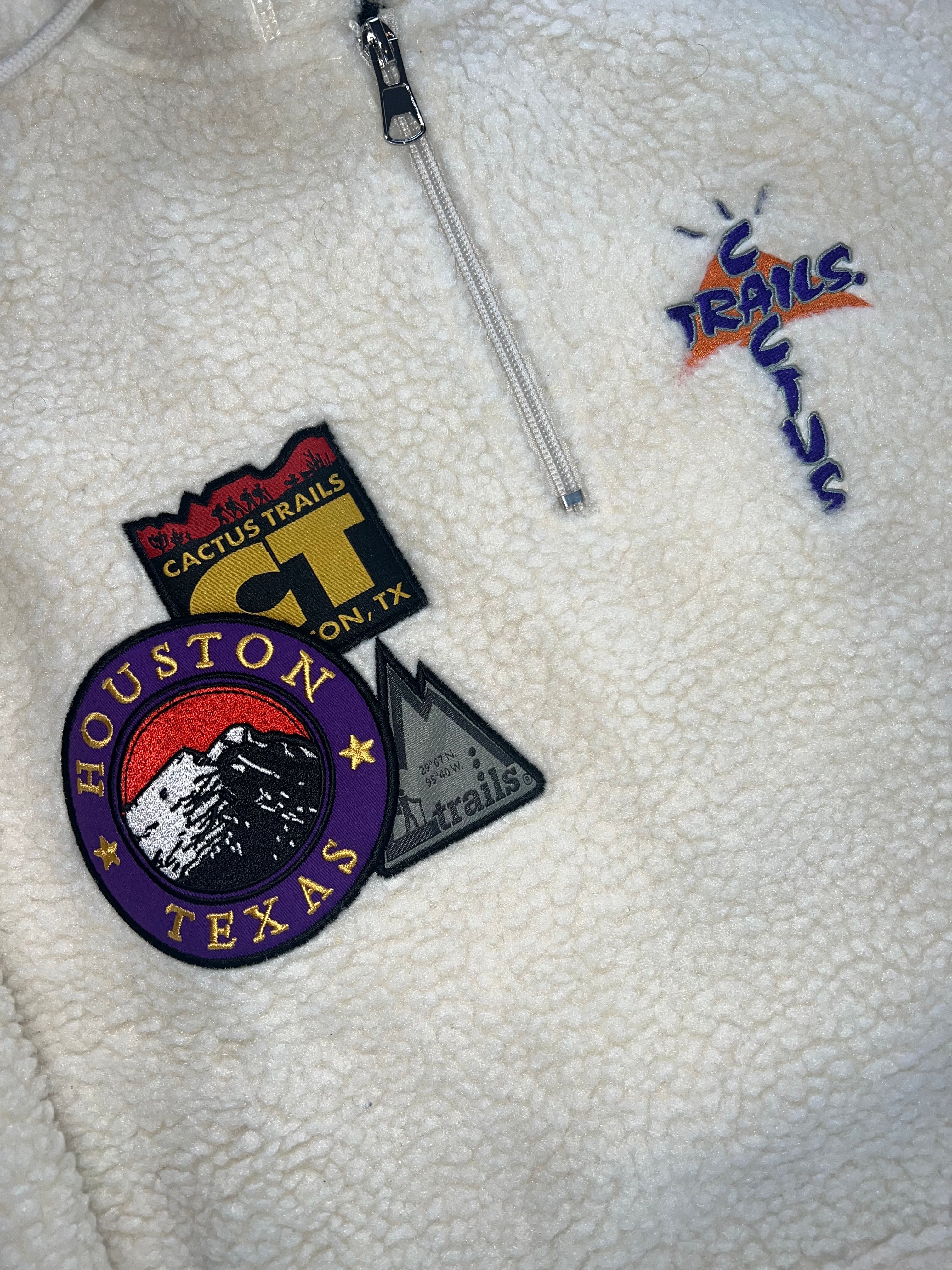 Travis Scott Cactus Trails Half Zip Sherpa Hoodie Santos x Shop