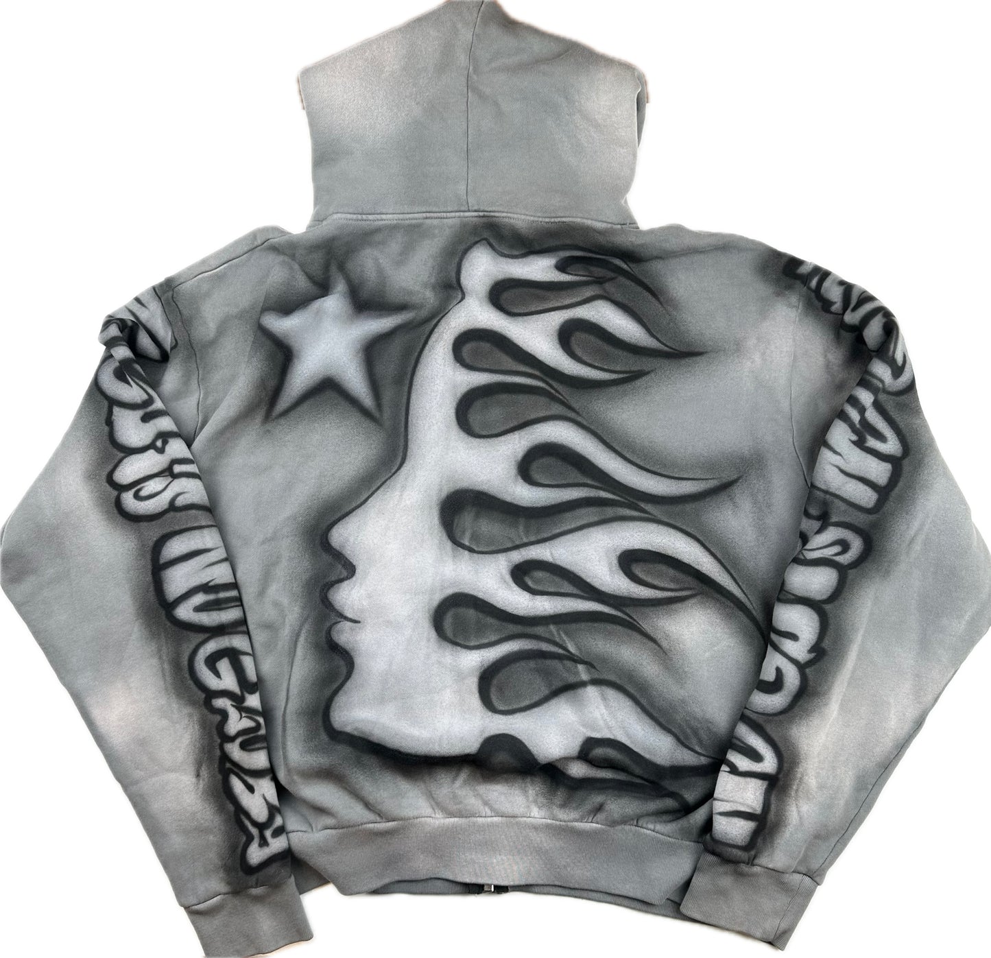 HS Bull Dog Airbrush Hoodie