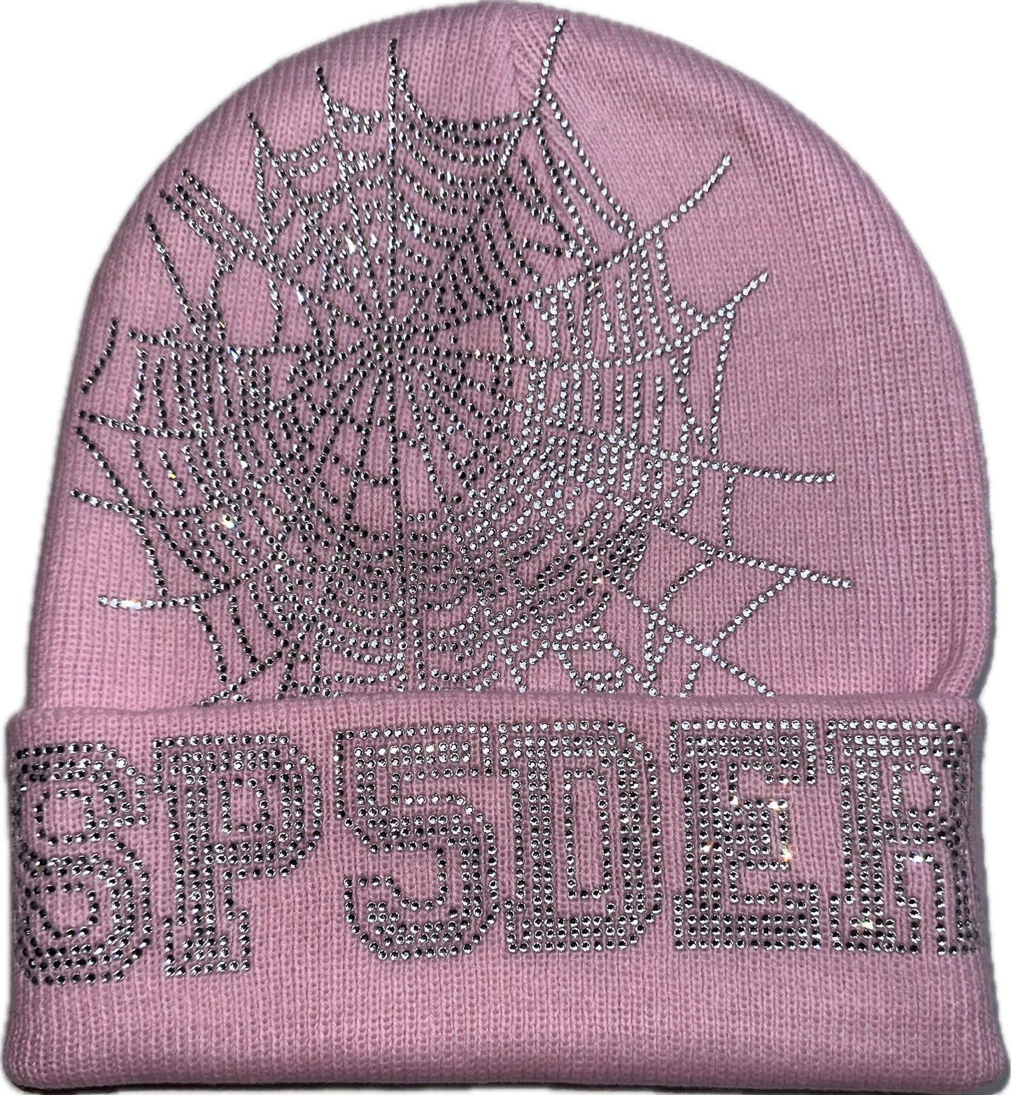 Sp5der Rhinestone Beanie