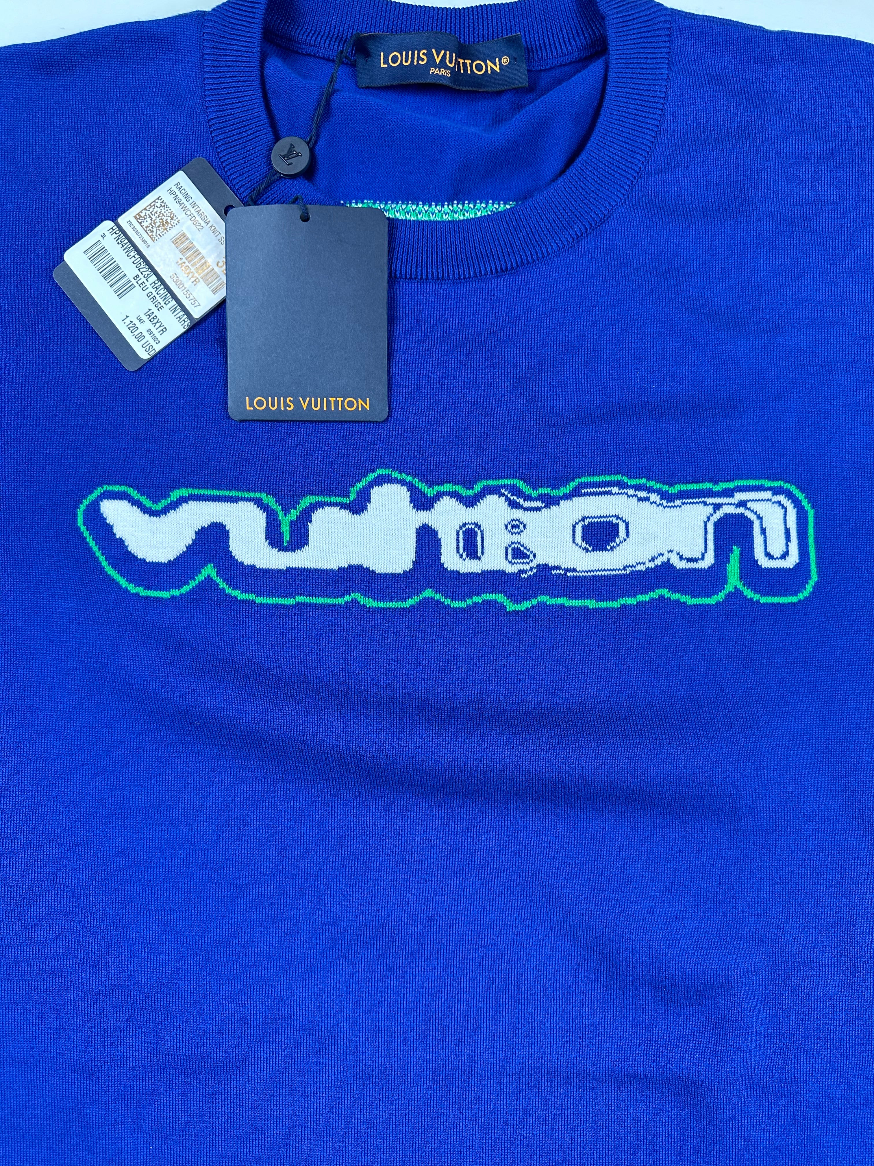 Louis Vuitton Intarsia Crewneck Santos x Shop