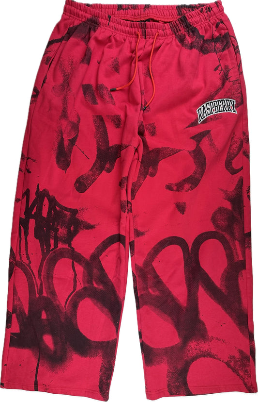 GV Gallery Red Graffiti Sweatpants