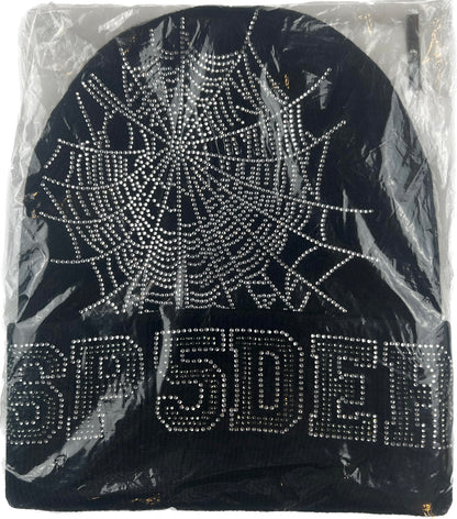 Sp5der Rhinestone Beanie