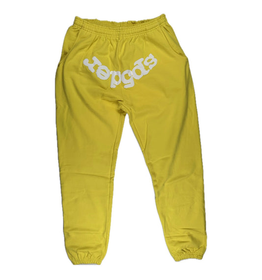 Sp5der Skittles Yellow Sweatpants