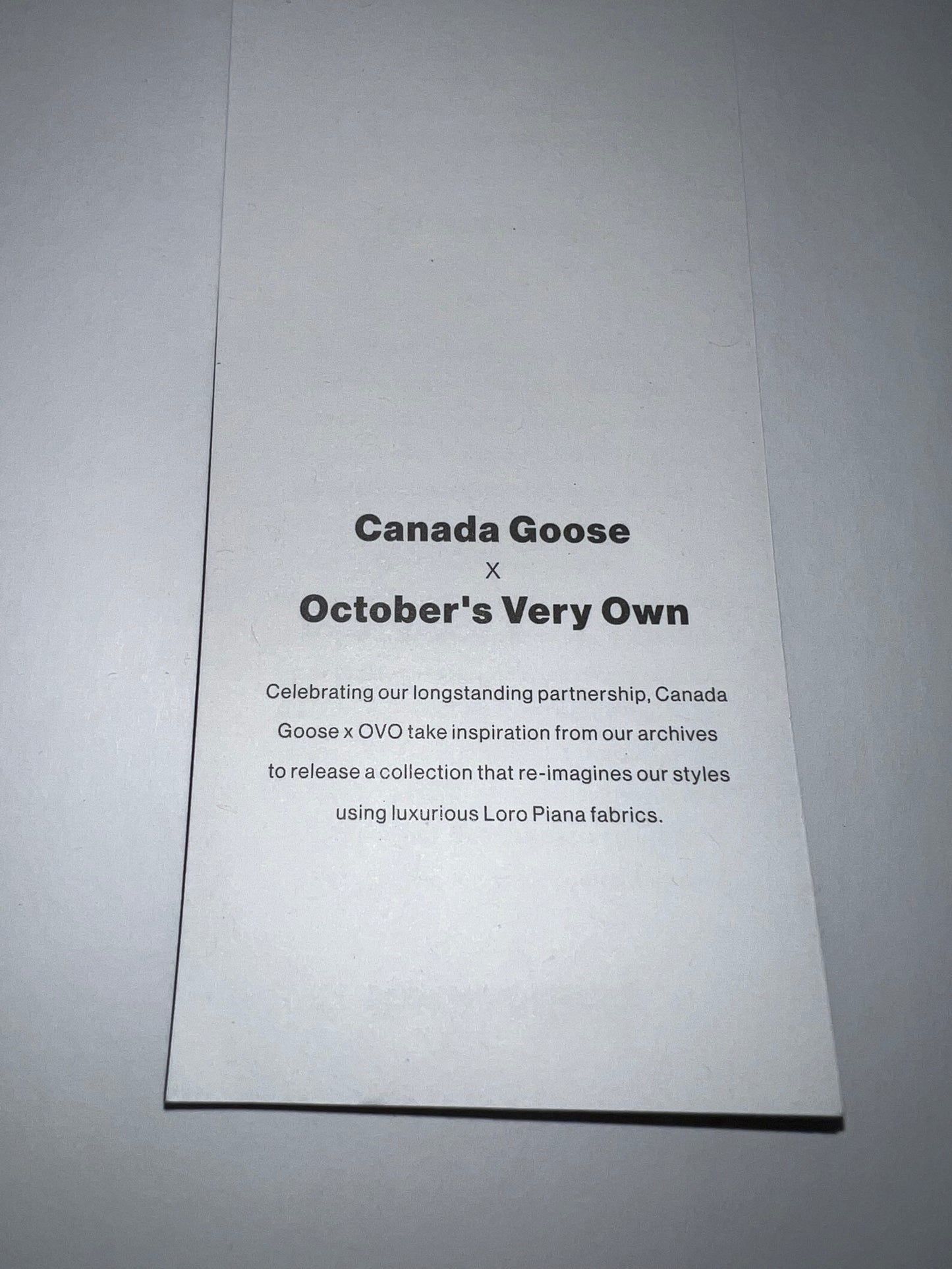 OVO x Canada Goose Sportscap