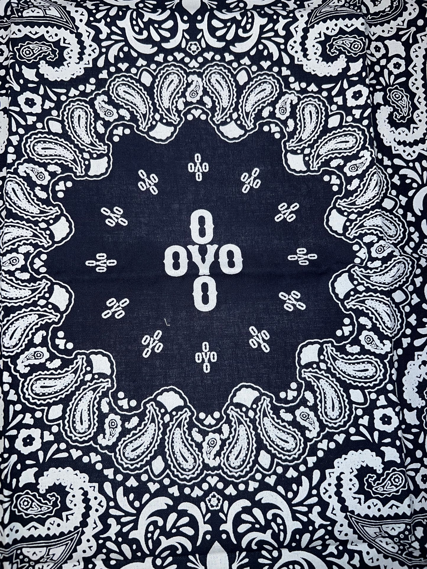 OVO Graphic Print Bandana Navy