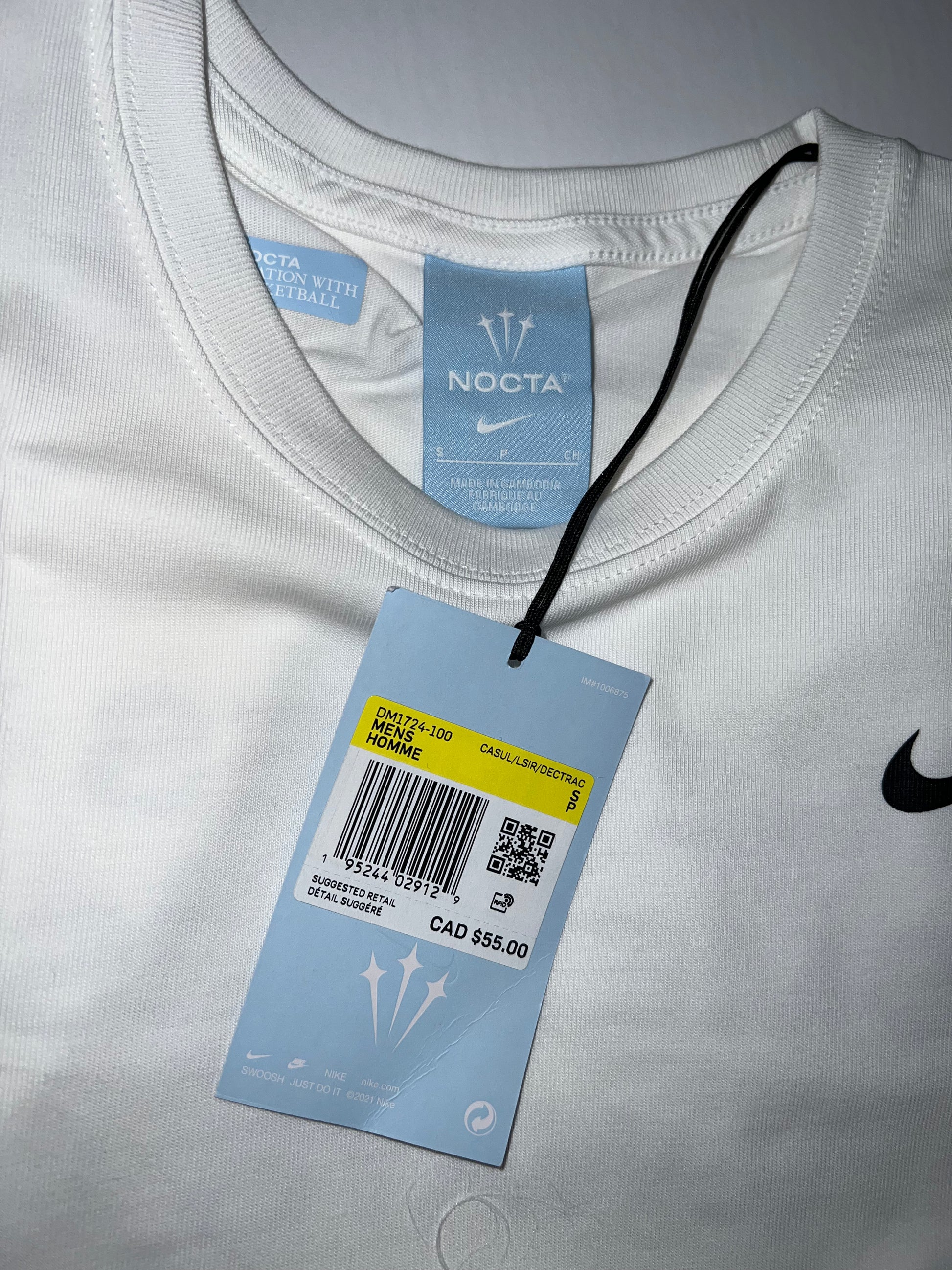 Nike NOCTA Men's Basketball T-shirt SS22 Black White 2colors DM1724 Si –  yuzu22japan