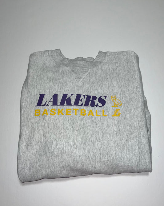 OVO x NBA Lakers Crewneck