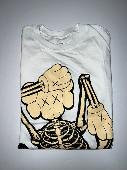 Kaws Skeleton New Fiction T-shirt