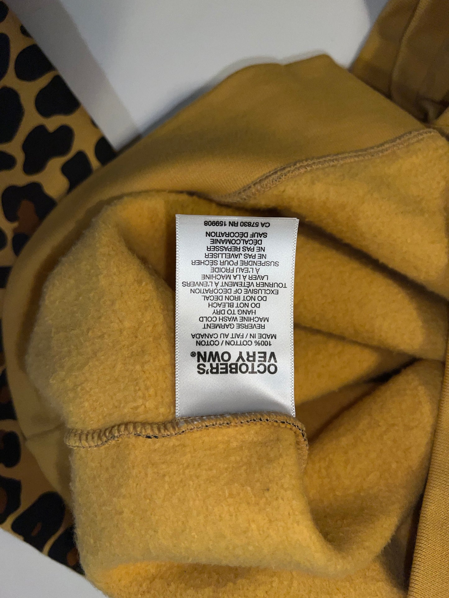 OVO Classic Owl Leopard Print Hoodie