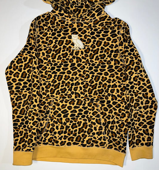 OVO Classic Owl Leopard Print Hoodie