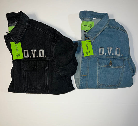 OVO x Keith Haring Denim Trucker Jacket