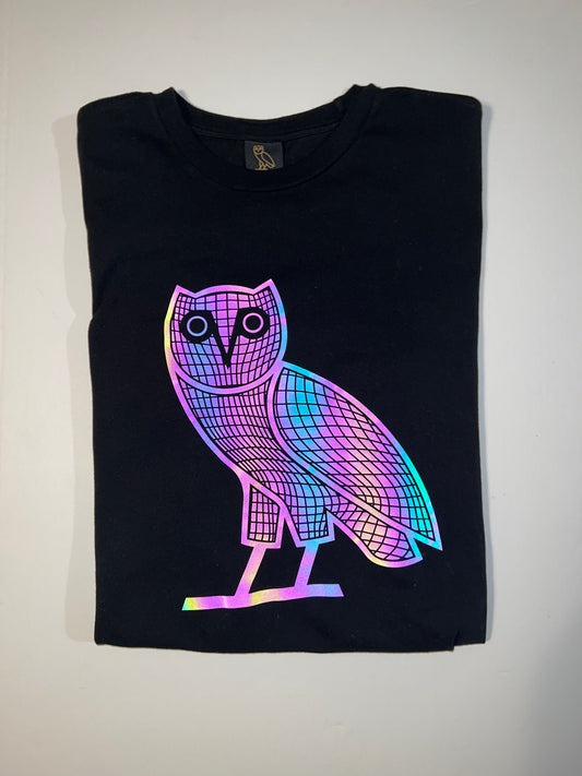 OVO Iridescent Grid Owl T-shirt