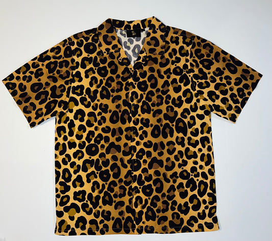 OVO Leopard Print Button Up